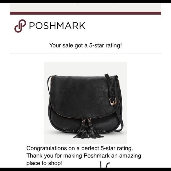 💓 Black Vegan Leather Crossbody Bag - Picture 3 of 8